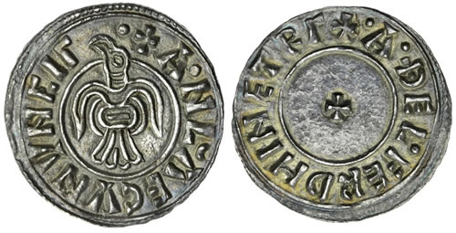 Hiberno-Norse Vikings of York, Anlaf Guthfrithsson penny