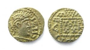 Lot 303, Anglo-Saxon gold thrymsa