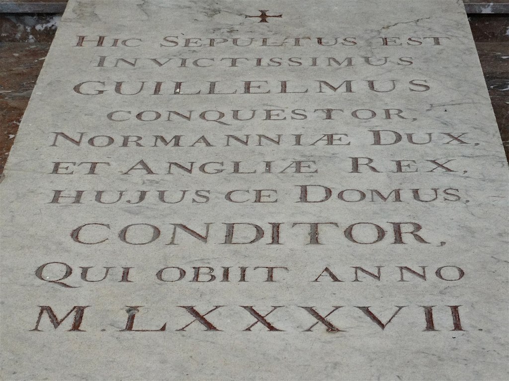 William the Conqueror gravestone