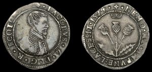 Lot 520, James VI Five Shillings