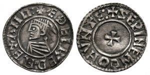 Lot 8042, Aethelred II - Huntingdon-Saewine - Last Small Cross Penny
