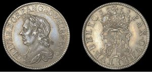 Lot 1151 - Oliver Cromwell Shilling