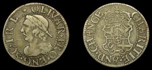 Lot 1155 - Oliver Cromwell, Pattern Farthing