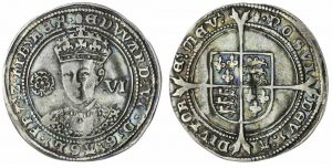 Lot 3676, Edward VI Sixpence