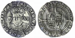 Lot 3678, Edward VI Sixpence