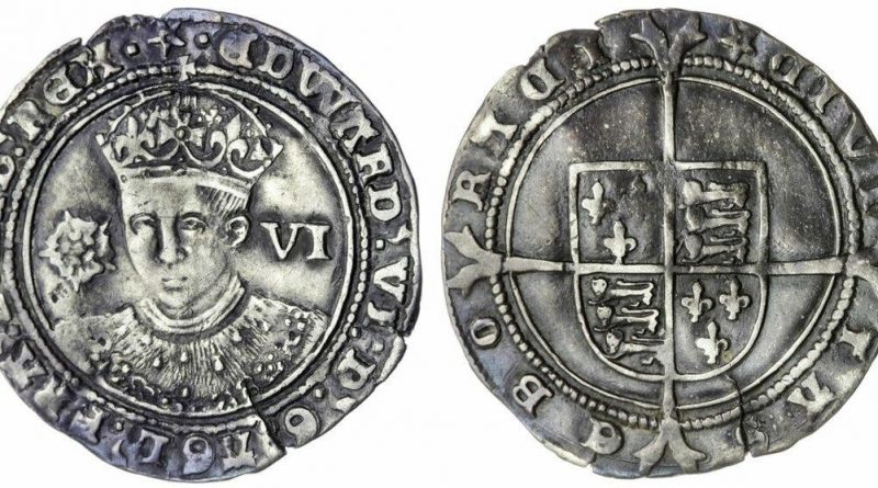 Lot 3678, Edward VI Sixpence