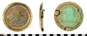 Medieval copper-alloy mount