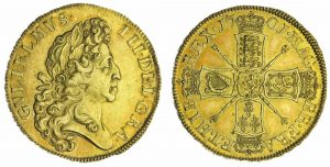 Spink, Sir Rodney Sweetnam Collection, Lot 41, William III Five Guineas