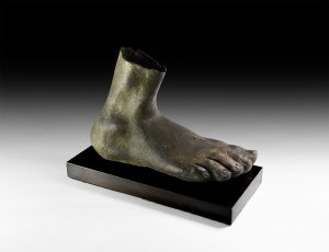 Lot 145, Roman Life-Size Statue Foot of a God or Hero
