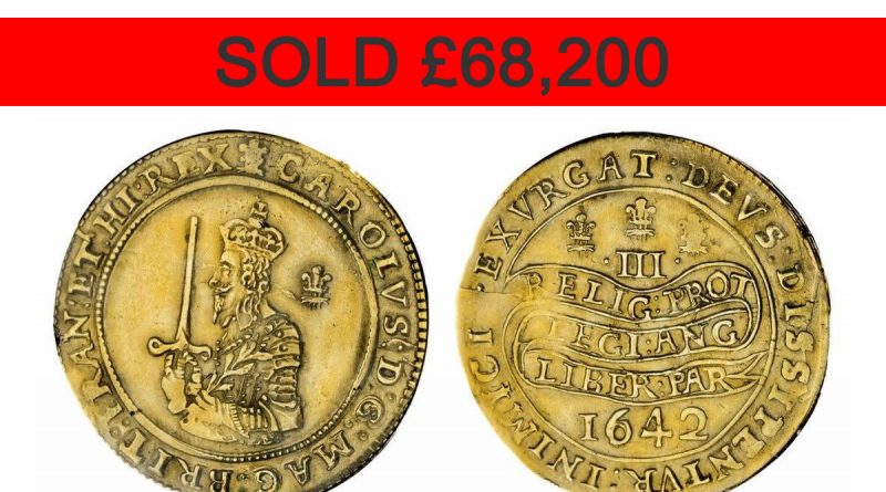 Lot 4601, Charles I Triple Unite sold