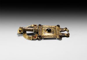 Lot 475, Gothic Silver-Gilt Raven-Headed Buckle