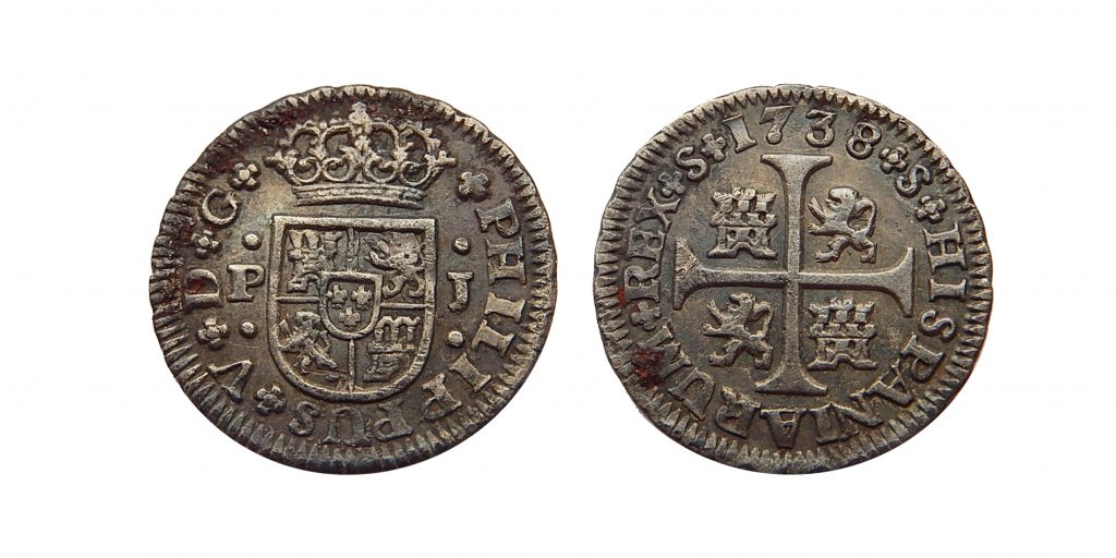 Philip V of Spain Half Reale
