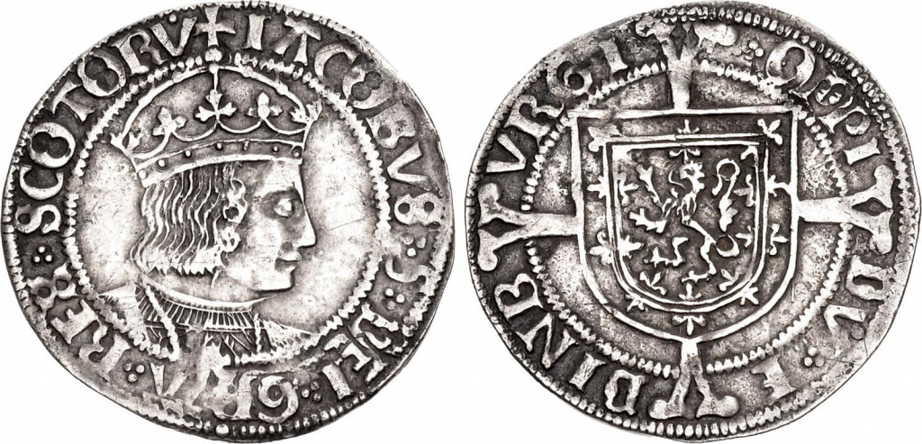 Lot 1047, James V, Groat