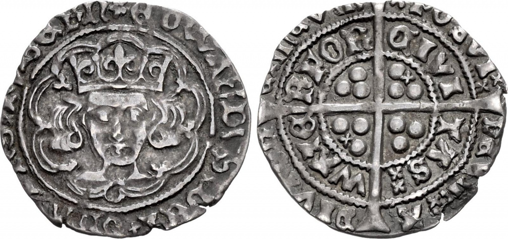 Lot 1080, Edward IV, Groat