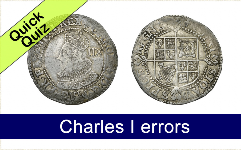 Quick Quiz - Charles I errors