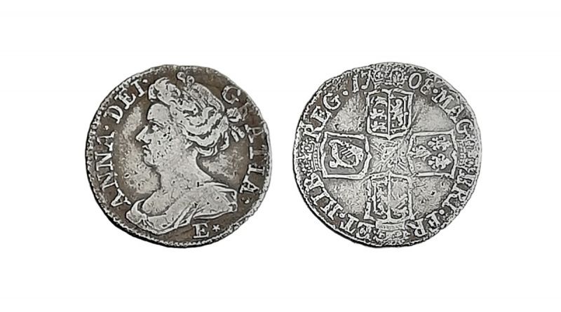 Queen Anne sixpence