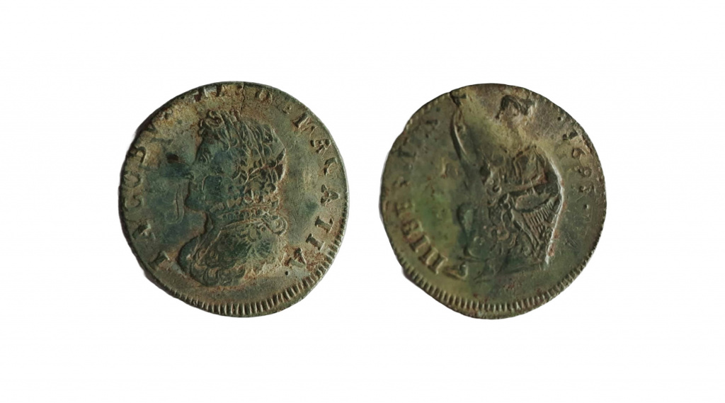 James II, Irish halfpenny