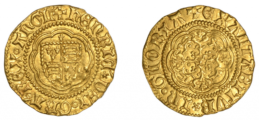 Lot 362, Henry V Quarter-Noble