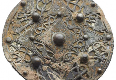 anglo-saxon disc brooch