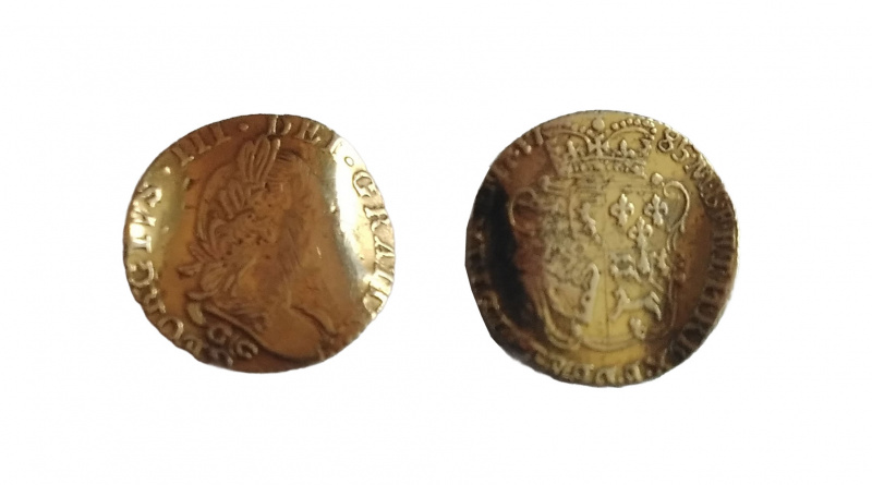 George III half guinea forgery