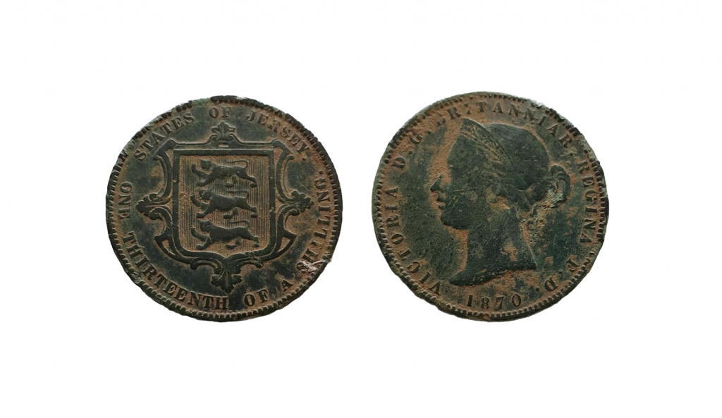 one thirteenth of a penny