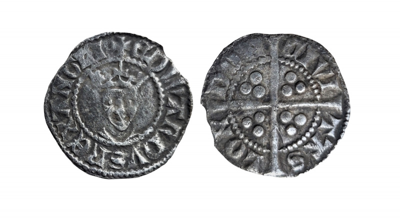 Edward II half penny
