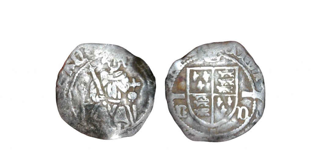 Henry VII sovereign type penny of Durham