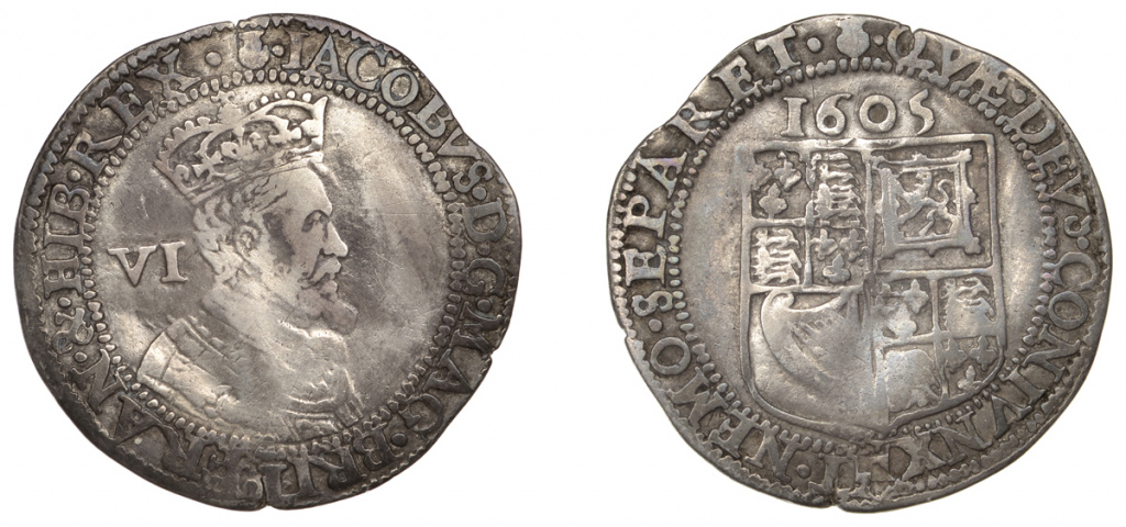 James I of Scotland, six shillings