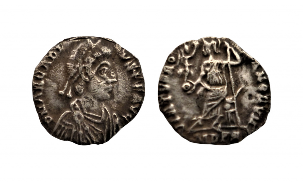 silver siliqua of Arcadius