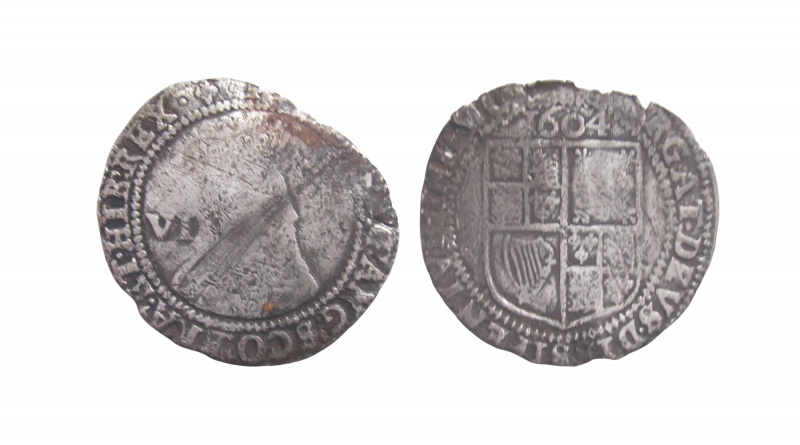 sixpence of James I