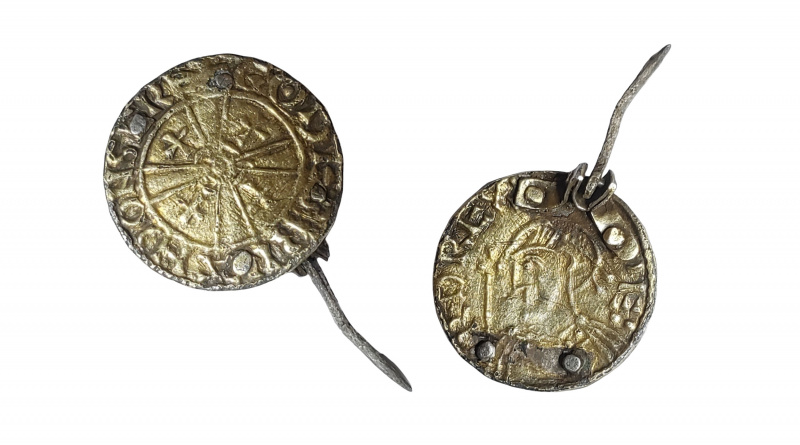Edward the Confessor penny brooch