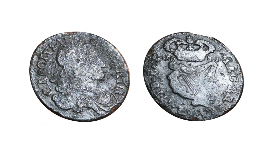 Irish halfpenny of Charles II