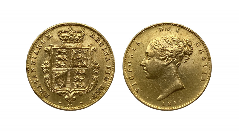 gold half sovereign of Victoria