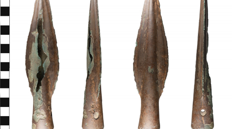 Late Bronze age spearhead
