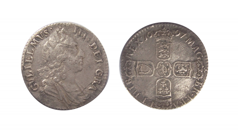 William III sixpence