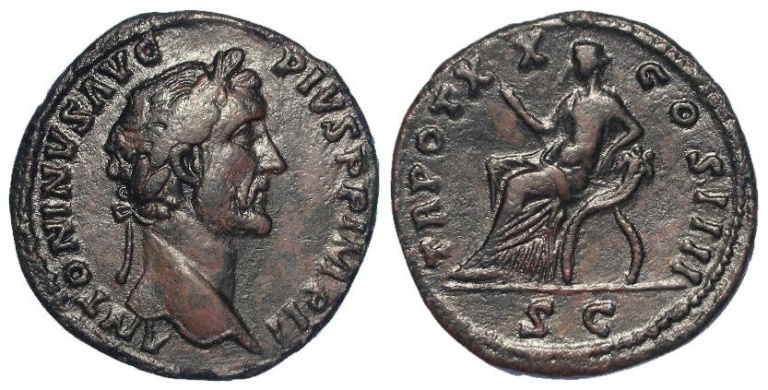 Sestertius of Antoninus Pius