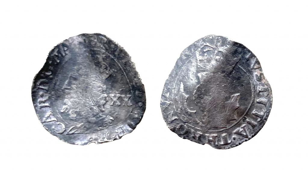 Charles I Scottish twenty pence piece