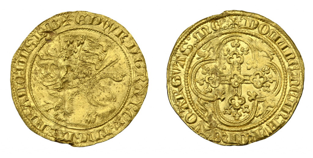gold leopard coin