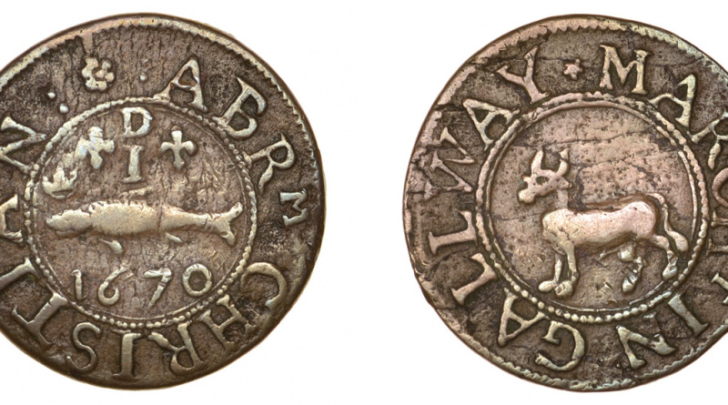 Abraham Christian penny token