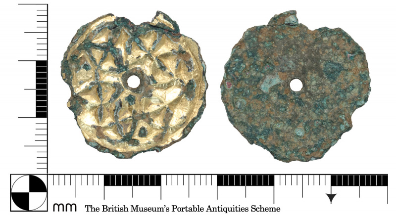 Anglo-Saxon pin head
