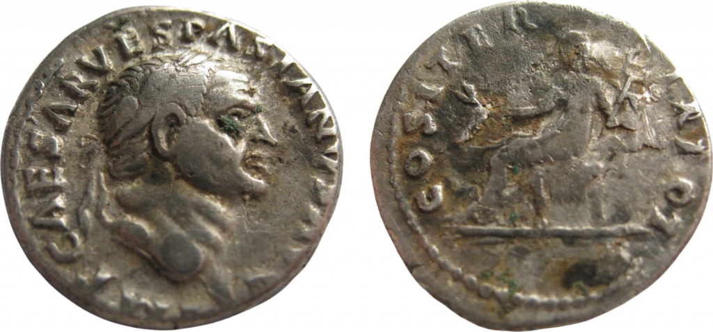 denarius of Vespasian