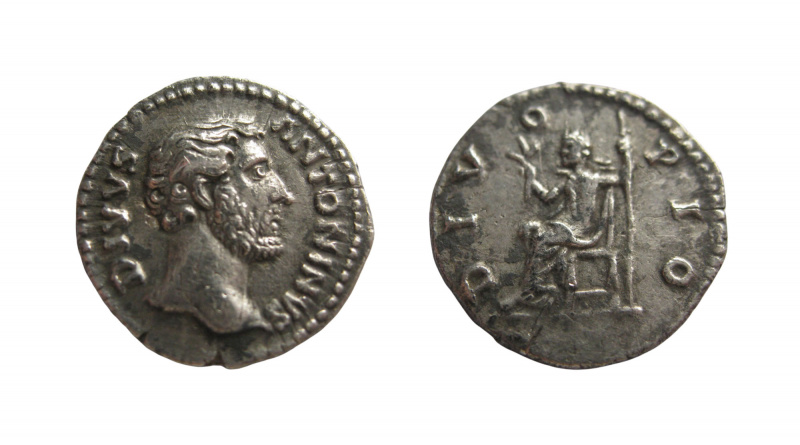 Denarius of Marcus Aurelius and Lucius Verus