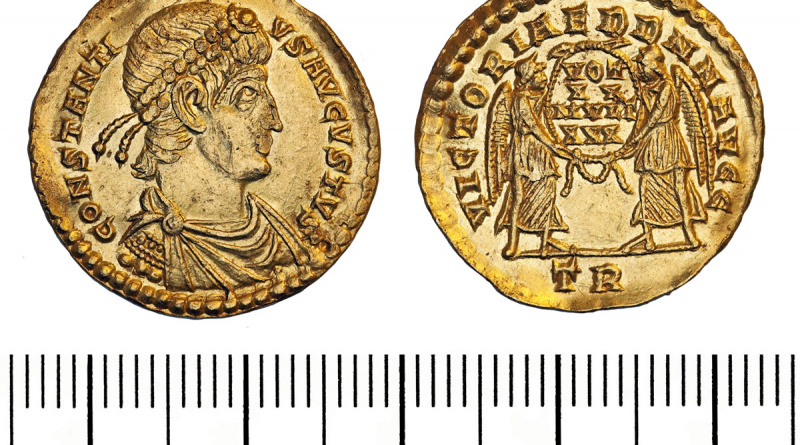 Gold Solidus of Constantius II