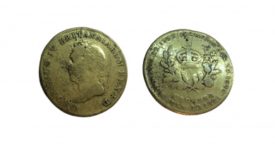 George IV commemorative medal
