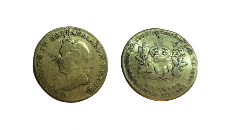 George IV commemorative medal