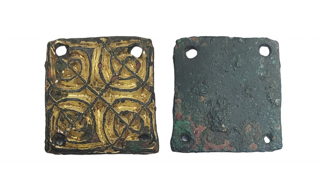 Anglo-Saxon copper-alloy mount
