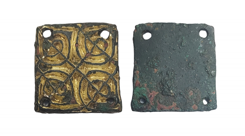 Anglo-Saxon copper-alloy mount