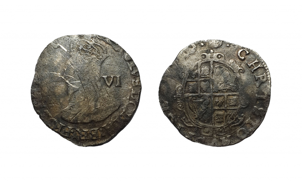 Sixpence of Charles I