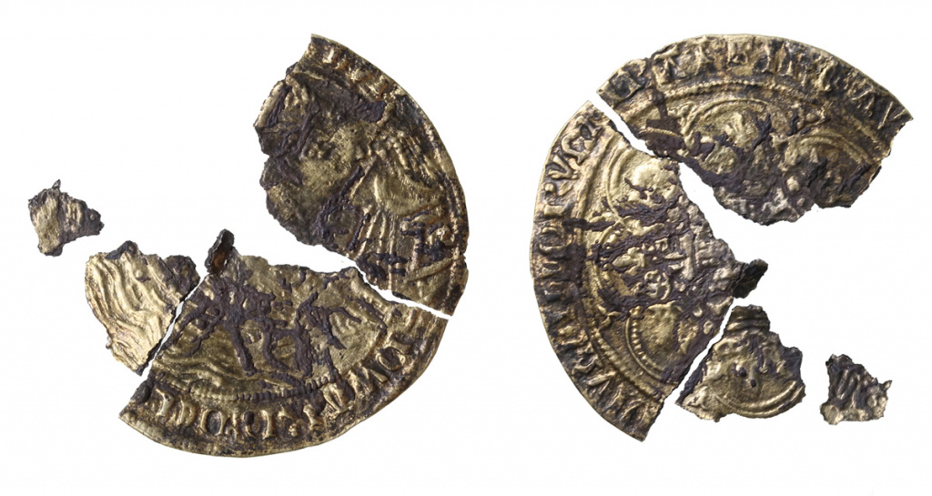 Contemporary forgery of an Edward III Noble