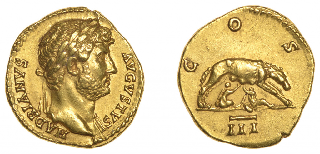 Aureus of Hadrian